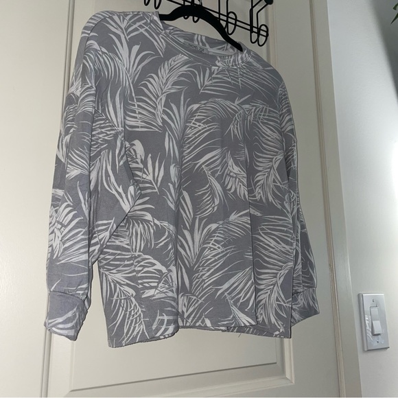 Rachel Zoe palm print lounge set - Picture 3 of 16